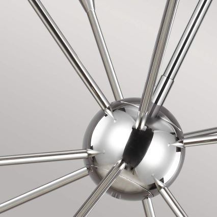 Feiss - Lampadario a sospensione con supporto rigido LED JAX 10xG9/3W/230V cromo lucido