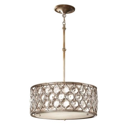 Feiss - Lampadario a sospensione con supporto rigido LUCIA 3xE27/60W/230V