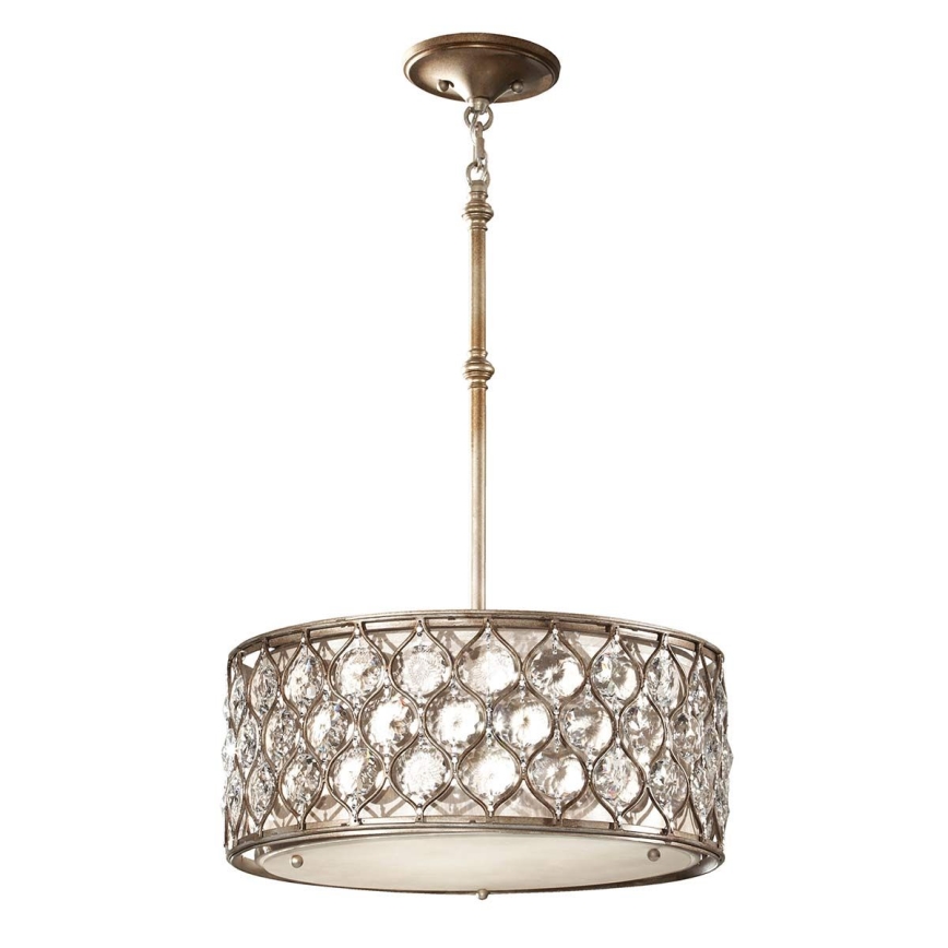 Feiss - Lampadario a sospensione con supporto rigido LUCIA 3xE27/60W/230V