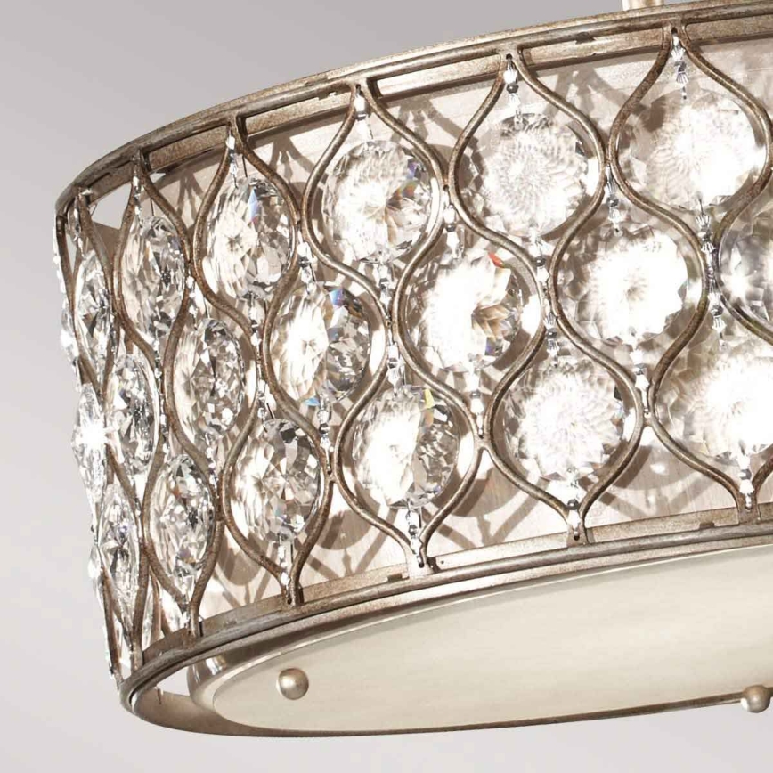 Feiss - Lampadario a sospensione con supporto rigido LUCIA 3xE27/60W/230V