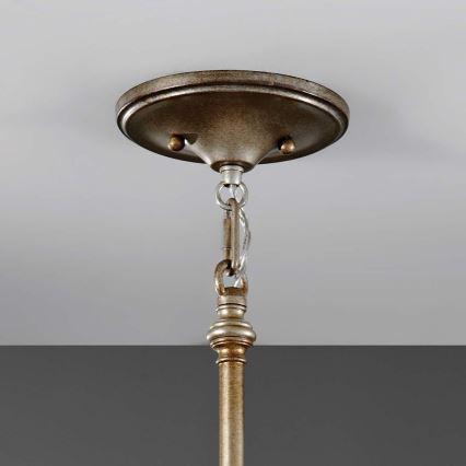 Feiss - Lampadario a sospensione con supporto rigido LUCIA 1xE27/60W/230V