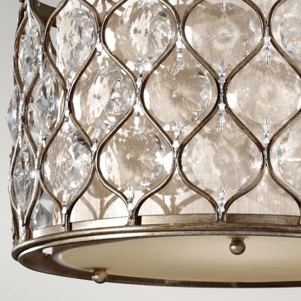 Feiss - Lampadario a sospensione con supporto rigido LUCIA 1xE27/60W/230V