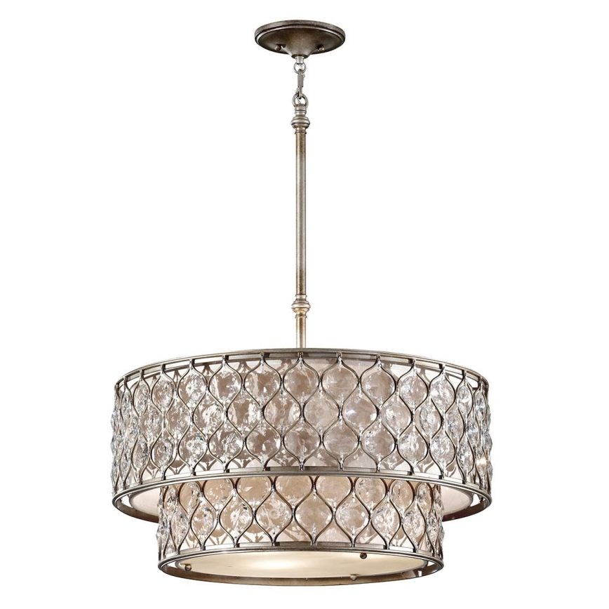 Feiss - Lampadario a sospensione con supporto rigido LUCIA 6xE27/60W/230V