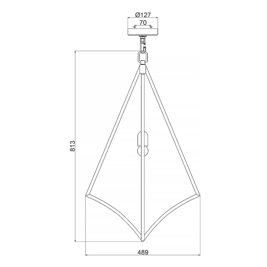 Feiss - Lampadario a sospensione con catena NICO 1xE27/60W/230V