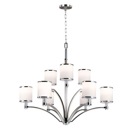 Feiss - Lampadario a sospensione con catena PROSPECT PARK 9xE27/60W/230V