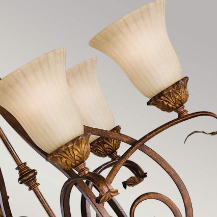 Feiss - Lampadario a sospensione con catena SONOMA VALLEY 6xE27/60W/230V