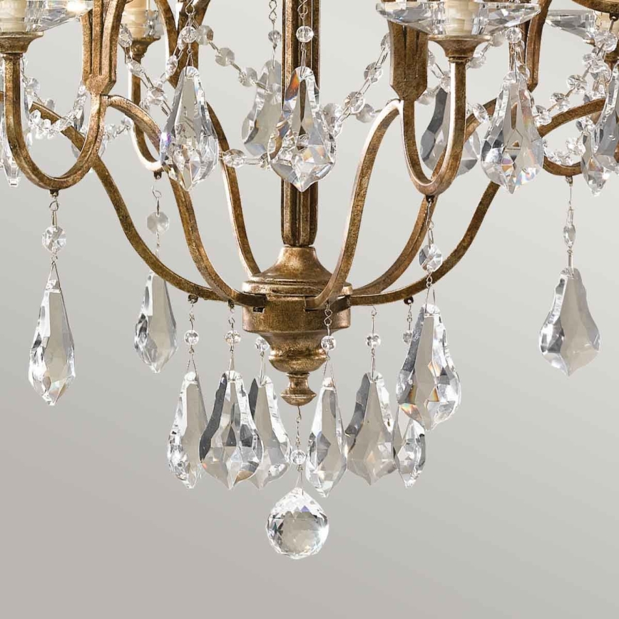 Feiss - Lampadario a sospensione con catena VALENTINA 6xE14/60W/230V