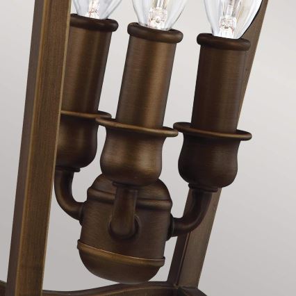 Feiss - Lampadario a sospensione con catena YARMOUTH 3xE14/60W/230V