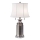 Feiss - Lampada da tavolo STATEROOM 2xE27/60W/230V argento