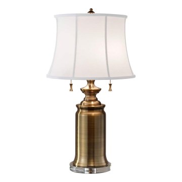 Feiss - Lampada da tavolo STATEROOM 2xE27/60W/230V ottone