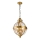Feiss - Lampadario a sospensione con catena ADAMS 3xE14/60W/230V oro