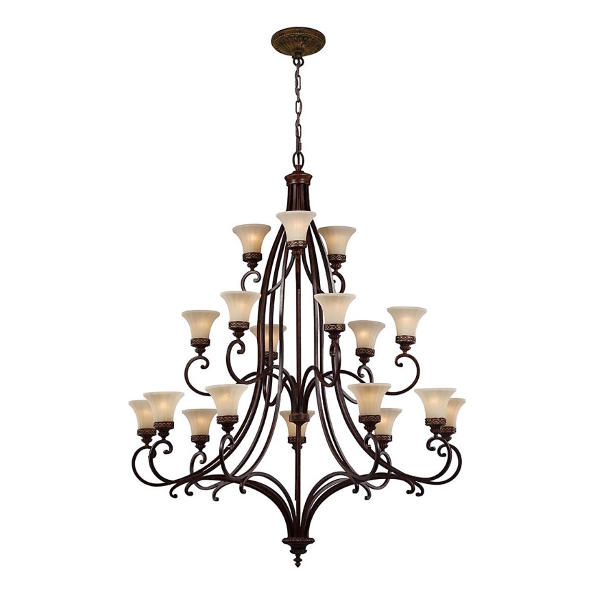 Feiss - Lampadario a sospensione con catena DRAWING ROOM 18xE27/60W/230V