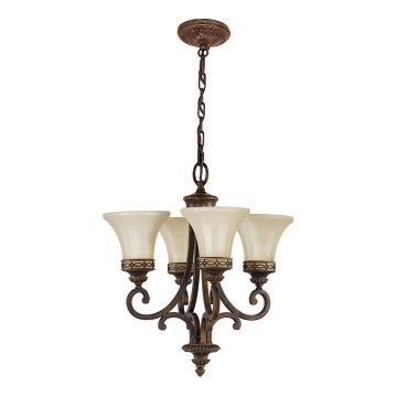 Feiss - Lampadario a sospensione con catena DRAWING ROOM 4xE27/60W/230V