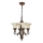 Feiss - Lampadario a sospensione con catena DRAWING ROOM 4xE27/60W/230V