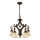 Feiss - Lampadario a sospensione con catena DRAWING ROOM 5xE27/60W/230V
