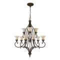 Feiss - Lampadario a sospensione con catena DRAWING ROOM 9xE27/60W/230V