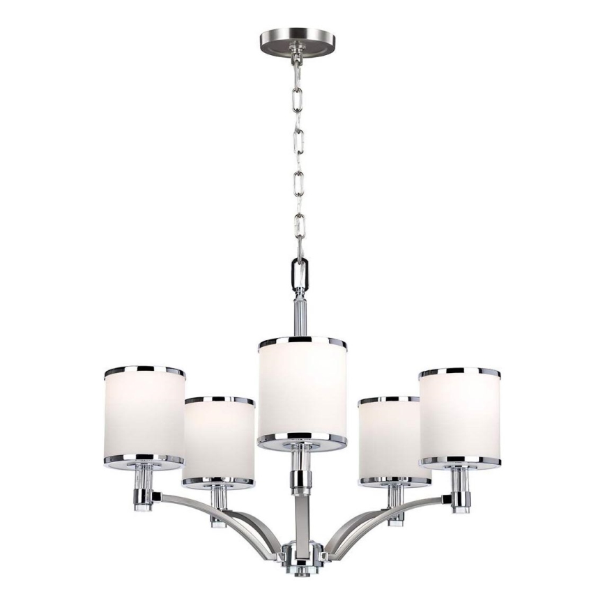 Feiss - Lampadario a sospensione con catena PROSPECT PARK 5xE27/60W/230V