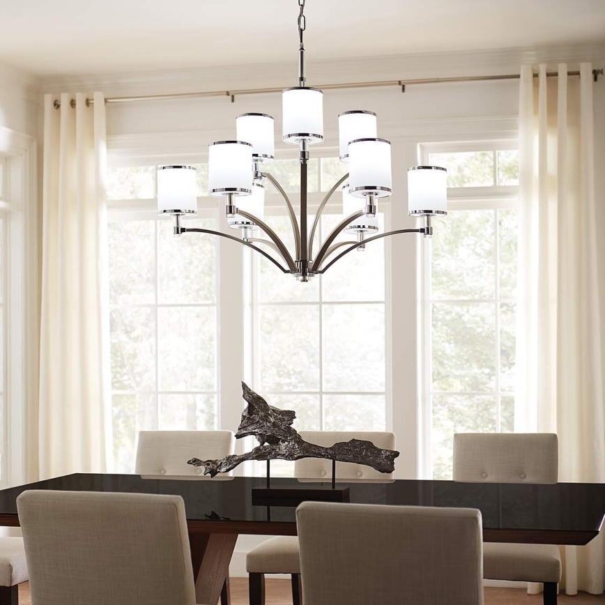 Feiss - Lampadario a sospensione con catena PROSPECT PARK 9xE27/60W/230V