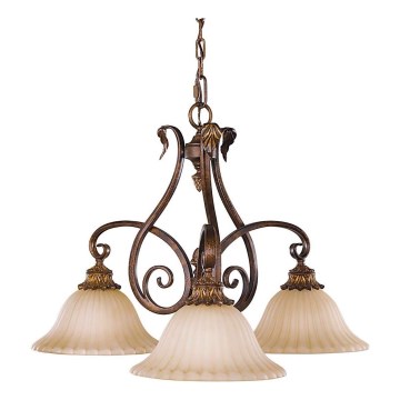 Feiss - Lampadario a sospensione con catena SONOMA VALLEY 3xE27/60W/230V
