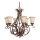 Feiss - Lampadario a sospensione con catena SONOMA VALLEY 6xE27/60W/230V