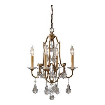 Feiss - Lampadario a sospensione con catena VALENTINA 4xE14/60W/230V