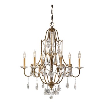 Feiss - Lampadario a sospensione con catena VALENTINA 6xE14/60W/230V