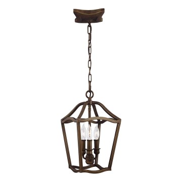 Feiss - Lampadario a sospensione con catena YARMOUTH 3xE14/60W/230V