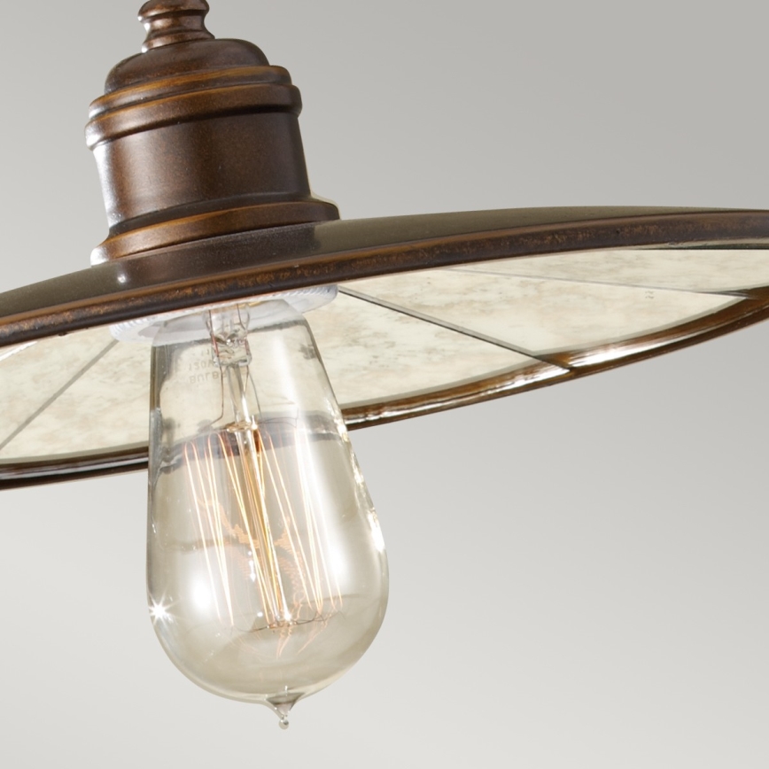Feiss - Lampadario a sospensione con filo URBAN RENEWAL 1xE27/60W/230V bronzo