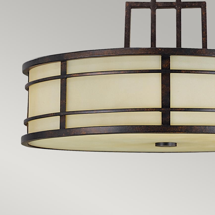 Feiss - Lampadario a sospensione con supporto rigido FUSION 3xE27/60W/230V