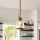 Feiss - Lampadario a sospensione con supporto rigido HOBSON 1xE27/60W/230V bronzo
