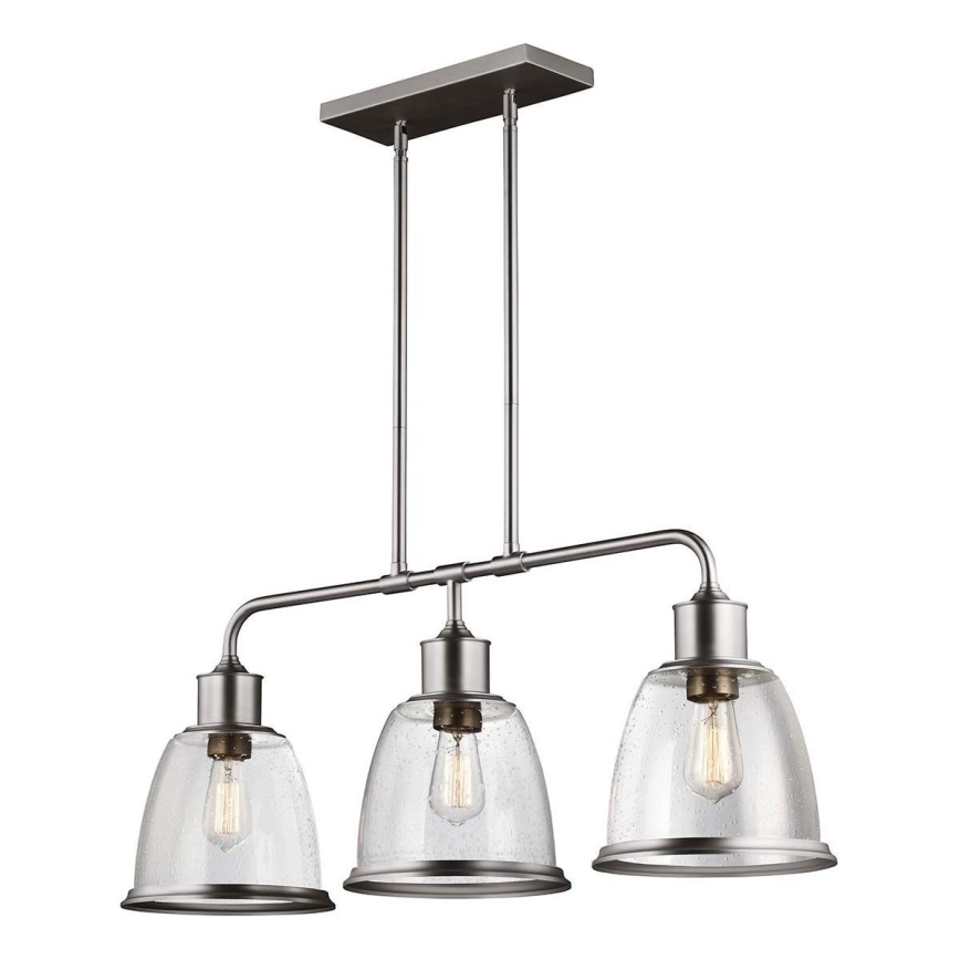 Feiss - Lampadario a sospensione con supporto rigido HOBSON 3xE27/60W/230V