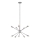 Feiss - Lampadario a sospensione con supporto rigido LED JAX 10xG9/3W/230V cromo lucido