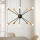 Feiss - Lampadario a sospensione con supporto rigido LED JAX 10xG9/3W/230V nero/oro