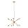 Feiss - Lampadario a sospensione con supporto rigido LED JAX 10xG9/3W/230V oro