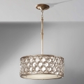 Feiss - Lampadario a sospensione con supporto rigido LUCIA 3xE27/60W/230V