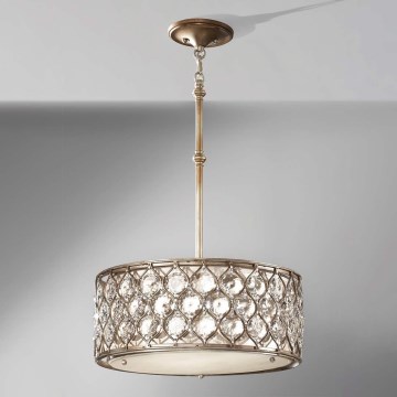 Feiss - Lampadario a sospensione con supporto rigido LUCIA 3xE27/60W/230V