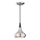 Feiss - Lampadario a sospensione su cavo BESO 1xE27/60W/230V cromo opaco/nero