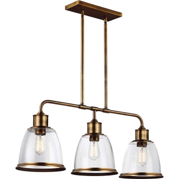 Feiss - Lampadario a stelo HOBSON 3xE27/60W/230V bronzo