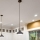 Feiss - Lampadario sospeso su cavo BESO 1xE27/60W/230V diam. 25,4 cm nero/rame