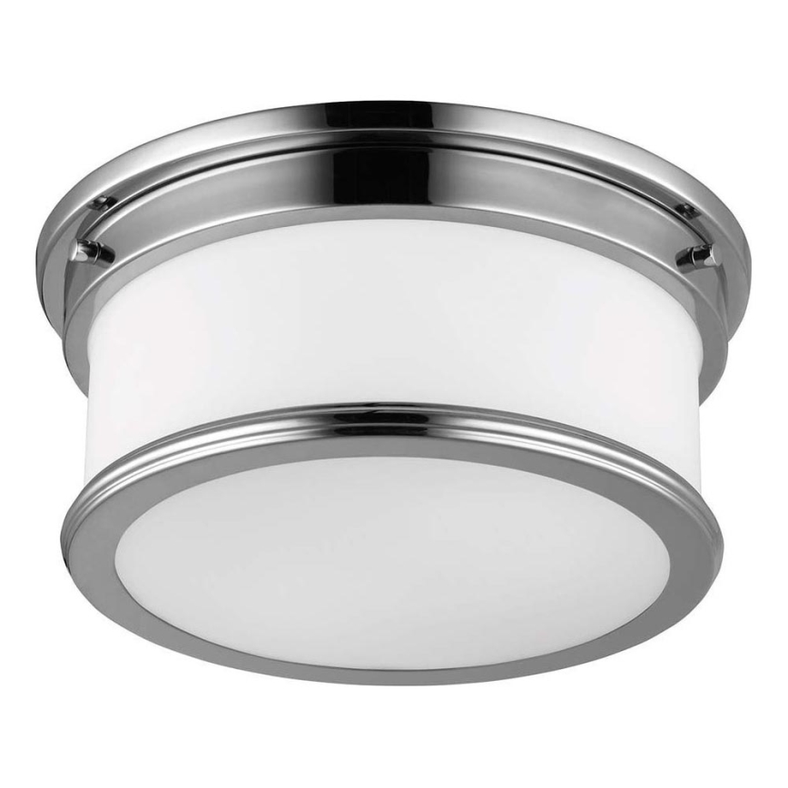 Feiss - Plafoniera da bagno PAYNE 2xE27/60W/230V IP44 cromo opaco