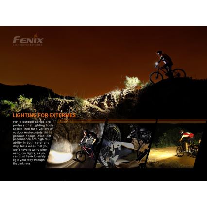 Fenix BC05RV20 - Torcia LED ricaricabile per bicicletta LED/USB IP66 15 lm 120 ore