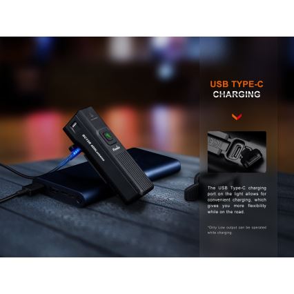 Fenix BC15R - LED Luce per bicicletta ricaricabile e dimmerabile LED/USB IP66 400 lucente 31,5 h 2600 mAh
