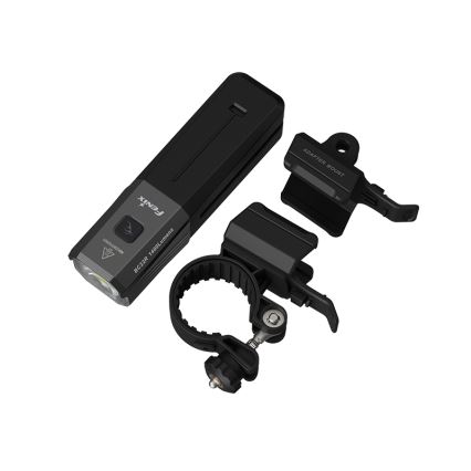 Fenix BC22R - Luce anteriore ricaricabile per bicicletta a LED dimmerabile, ricarica USB, 3400 mAh, IP66, 1400 lm, 41 h, nera