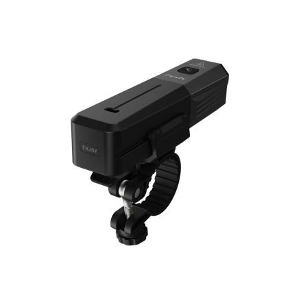 Fenix BC22R - Luce anteriore ricaricabile per bicicletta a LED dimmerabile, ricarica USB, 3400 mAh, IP66, 1400 lm, 41 h, nera
