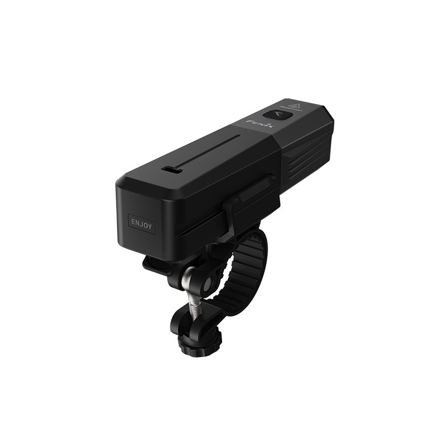 Fenix BC22R - Luce anteriore ricaricabile per bicicletta a LED dimmerabile, ricarica USB, 3400 mAh, IP66, 1400 lm, 41 h, nera