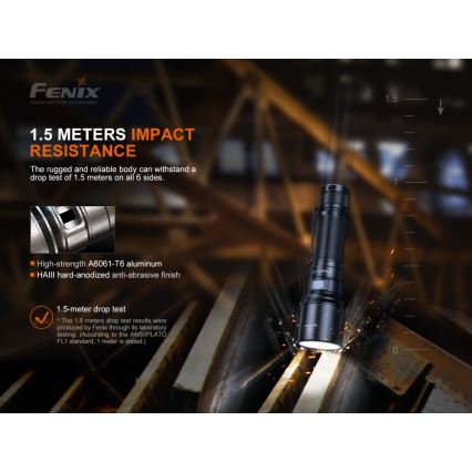 Fenix C7 - Torcia ricaricabile dimmerabile a LED/1x21700 IP68 3000 lm 68 h