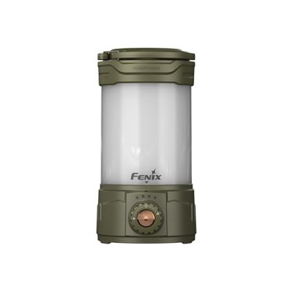 Fenix CL26RPROOLI - Lampada portatile ricaricabile a LED Dimmerabile LED/USB IP66 650 brillante 408 h 5000 mAh verde