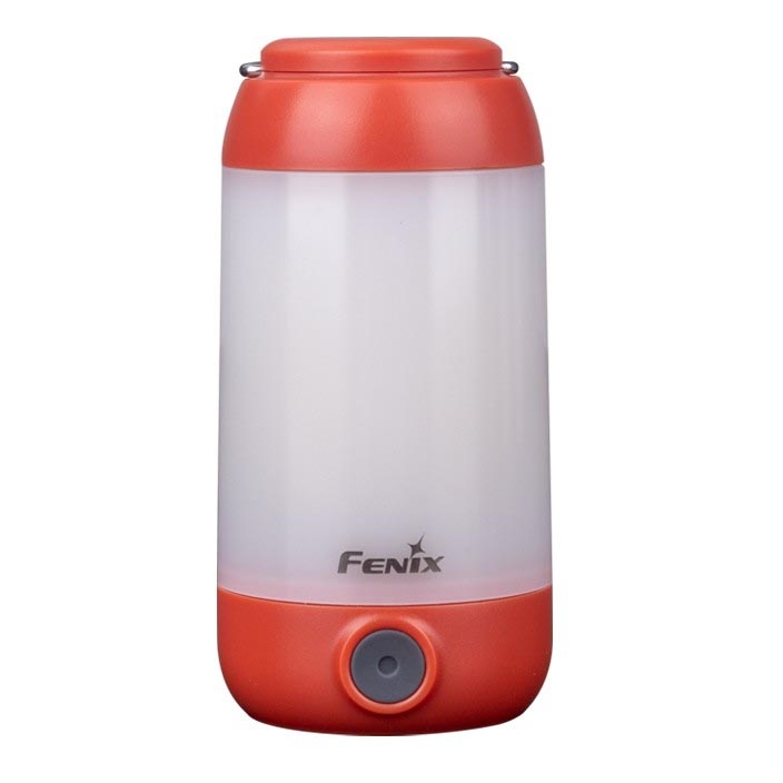 Fenix CL26RRED - LED Dimmerabile portatile ricaricabile lampada LED/USB/2xCR123A IP66 400 lm 400 h 2600 mAh arancione