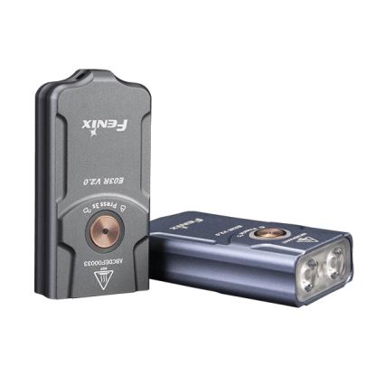 Fenix E03RV20BLU - Torcia LED ricaricabile LED/USB IP66 500 lm 30 h 400 mAh