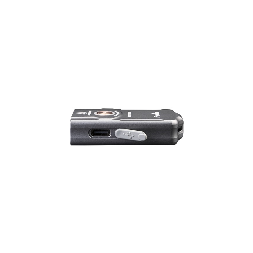 Fenix E03RV20GREY - Torcia LED ricaricabile LED/USB IP66 500 lucente 30 h 400 mAh